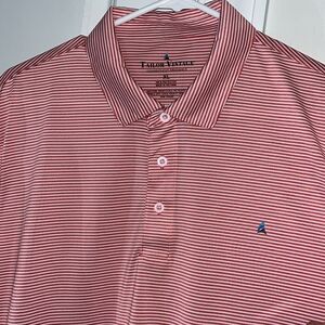 Tailor Vintage Mens Polo Shirt Performance Short Sleeve Classic Fit Quick Dry XL